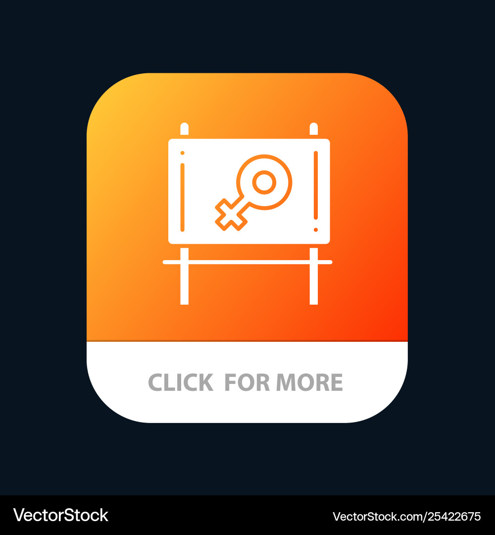 Board ad message mobile app icon design Board ad message mobile app icon design Vector Image