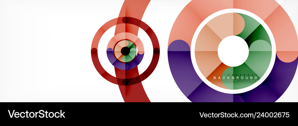 Circular lines design background Vector Image