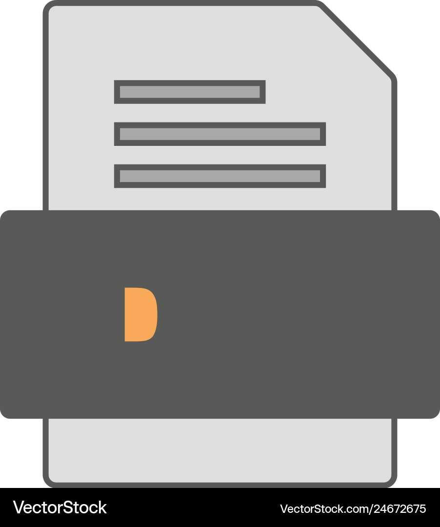 Dft file document icon Vector Image