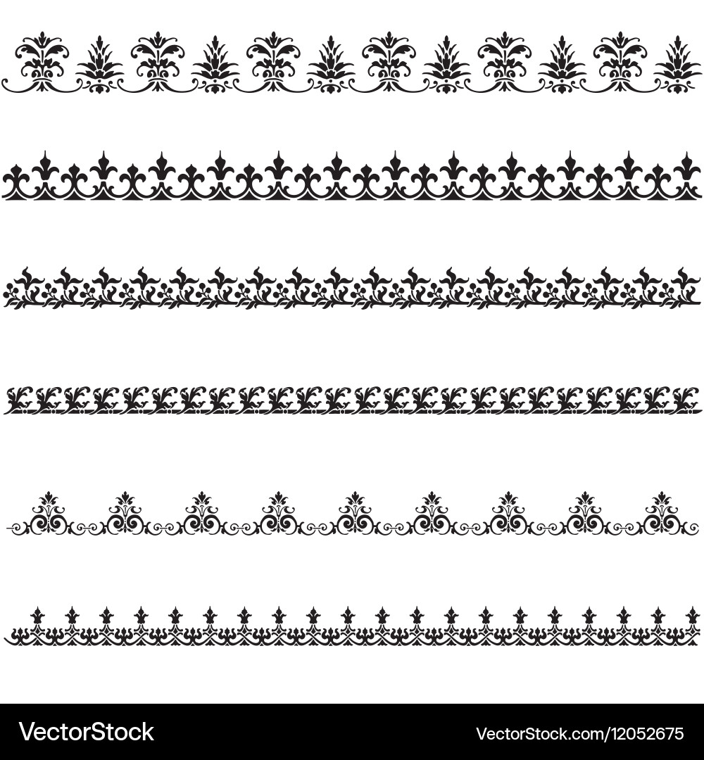 Elegant Antique Borders vector image