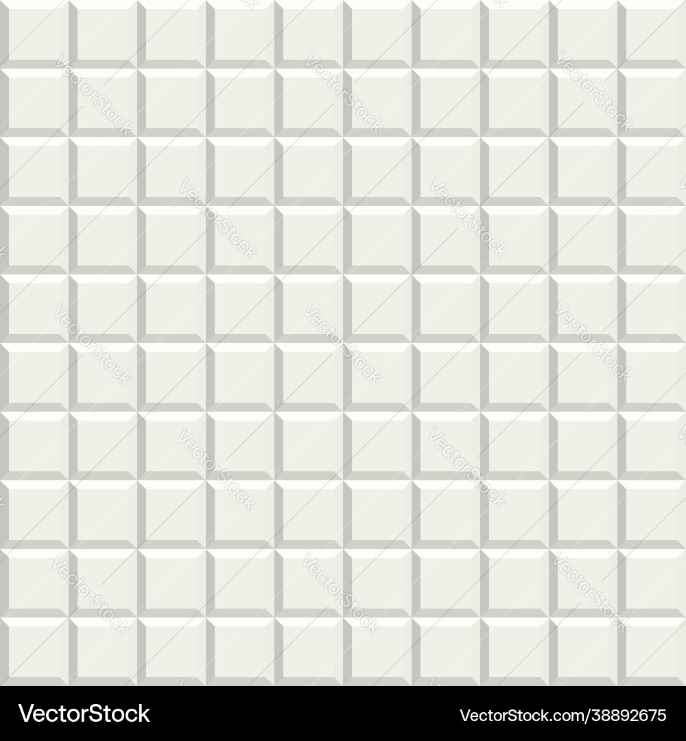 Geometric seamless pattern with 3d elements Vector Image