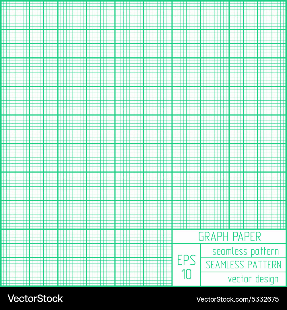 Graph paper seamless pattern Vector Image