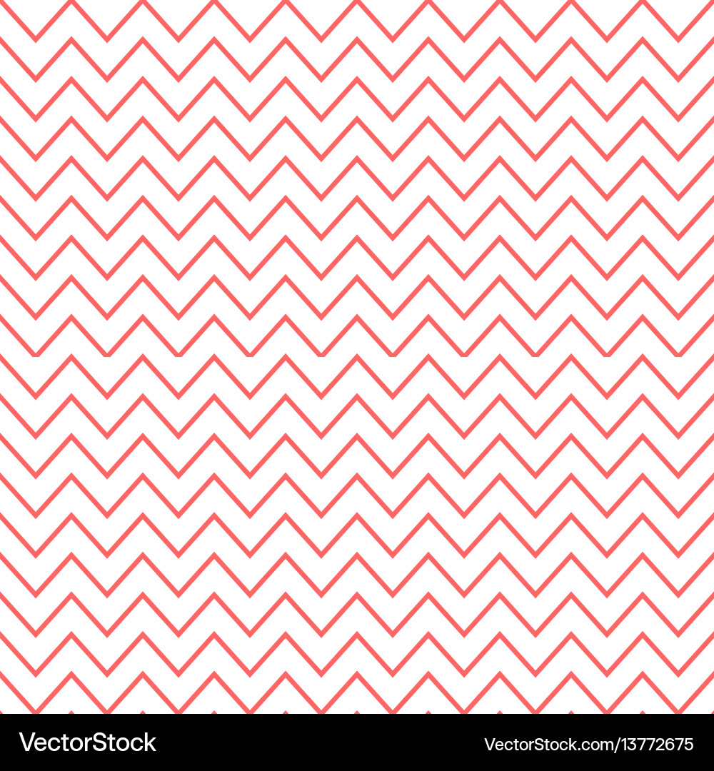 Red Zigzag Pattern - Seamless Texture vector image