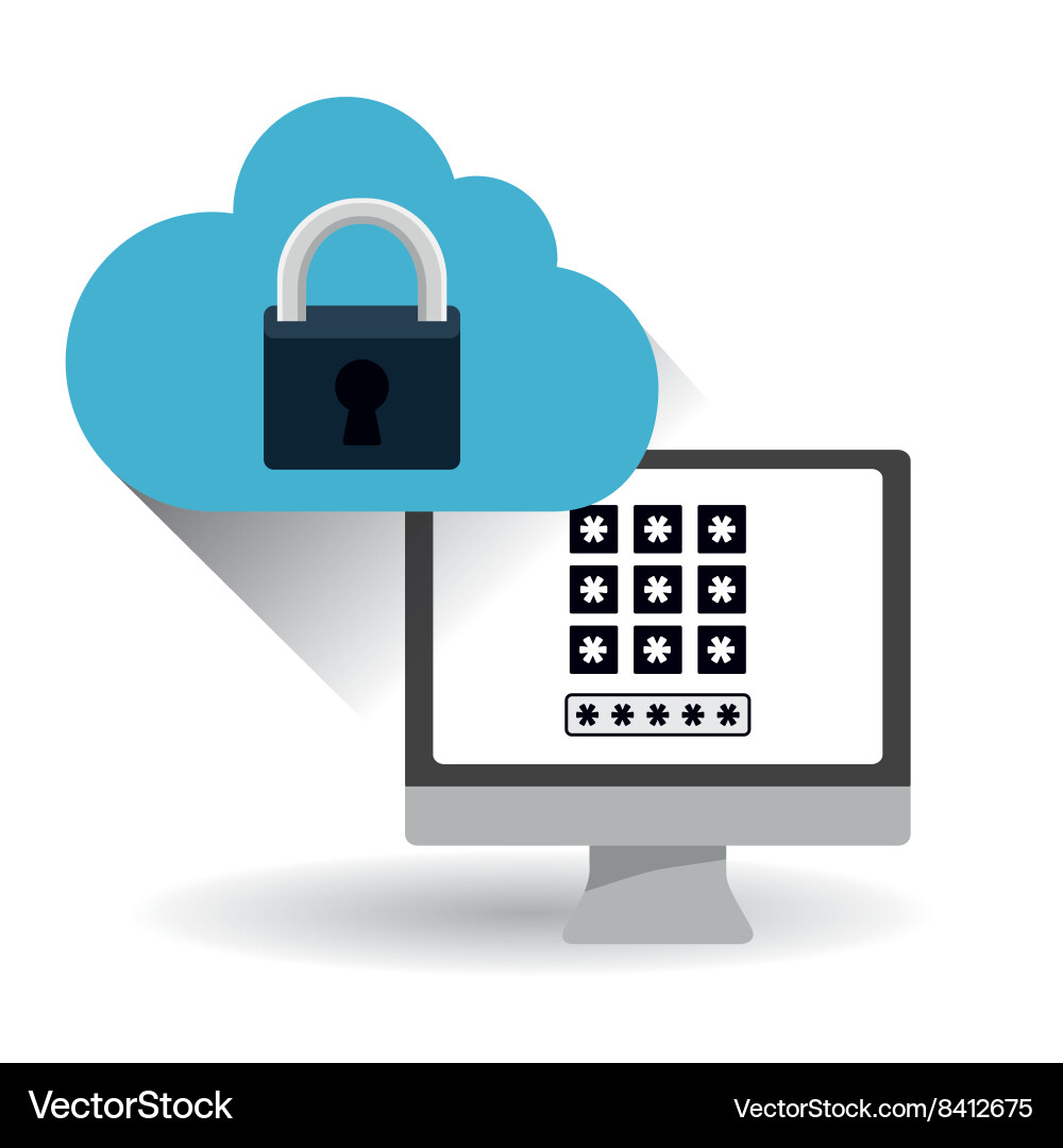 Security system design Vector Image