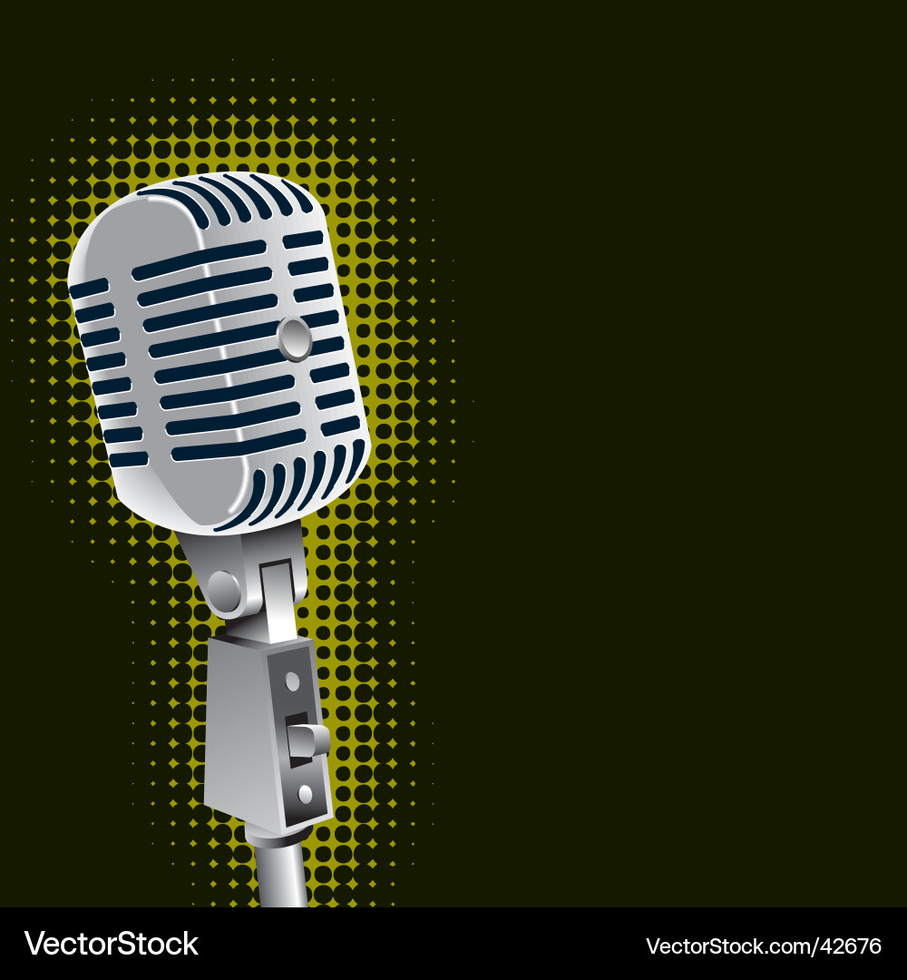 Microphone Royalty Free Vector Image - VectorStock