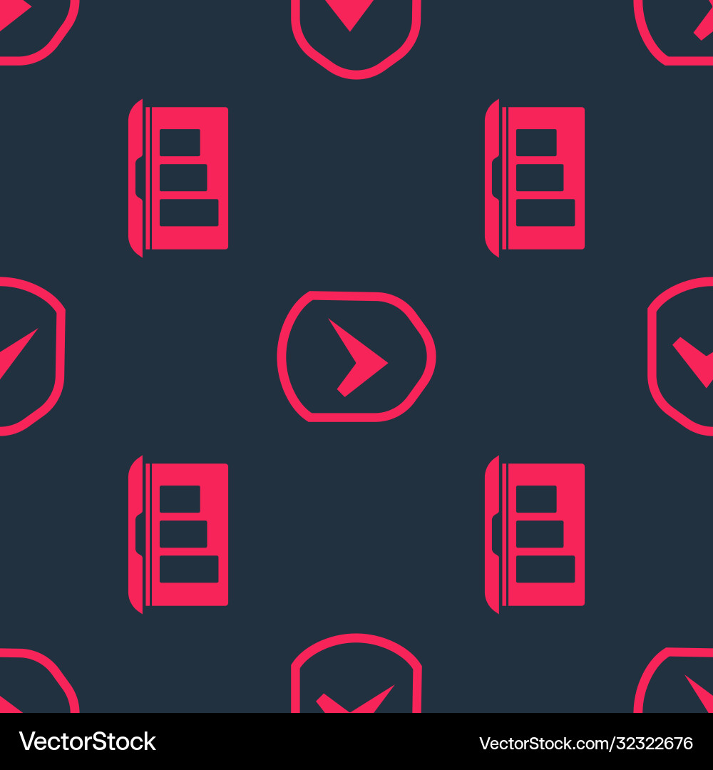 Set laptop with graph chart and shield check Set laptop with graph chart and shield check vector image