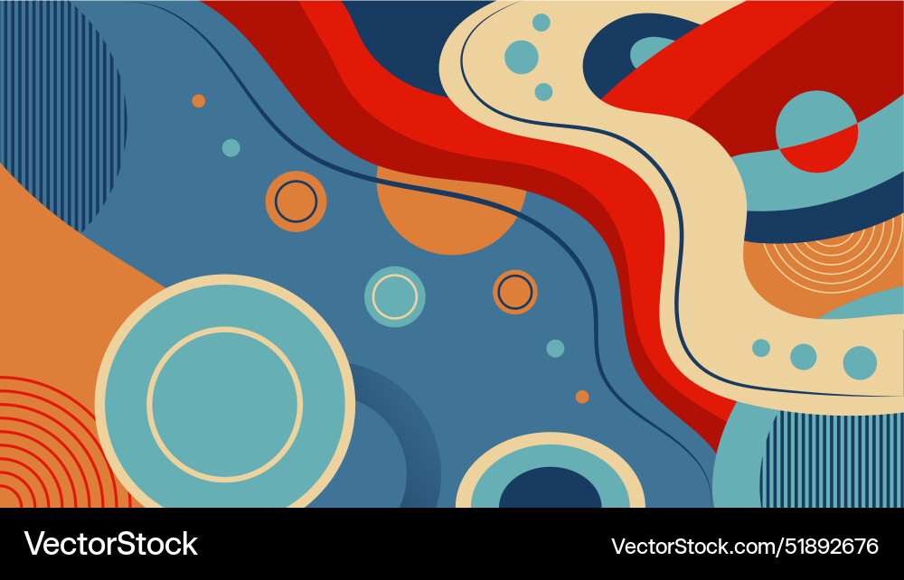Surrealism abstract background with lines Vector Image