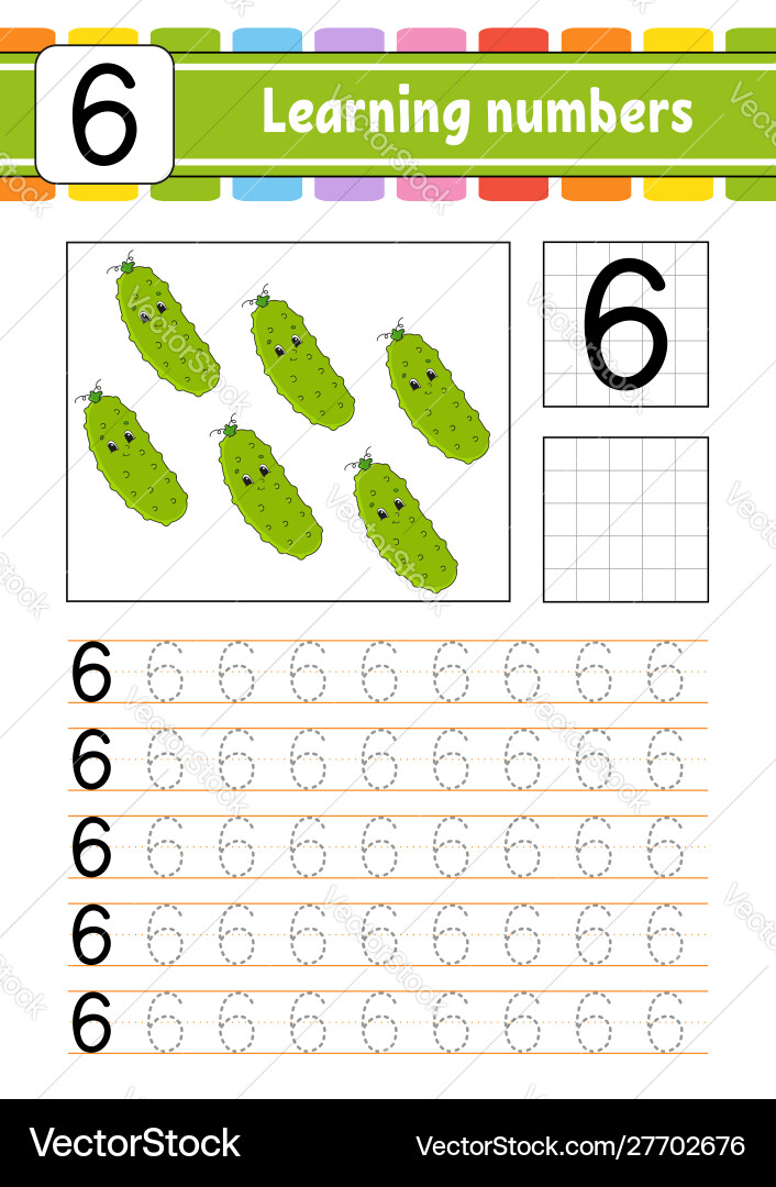 Trace and write handwriting practice learning Trace and write handwriting practice learning vector image