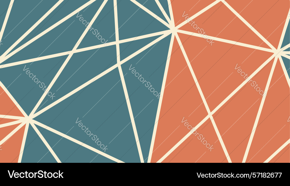 Abstract geometric surface dynamic polygonal vector image
