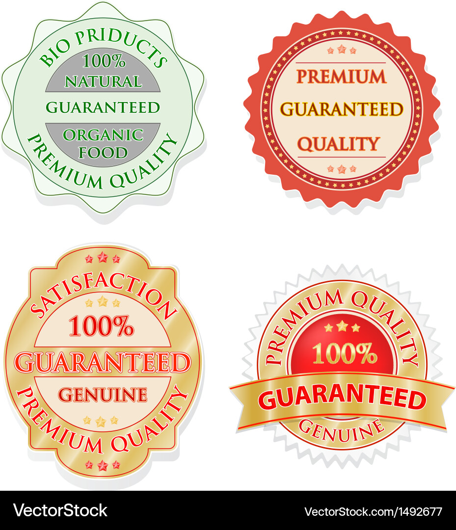 Badge design set vector image