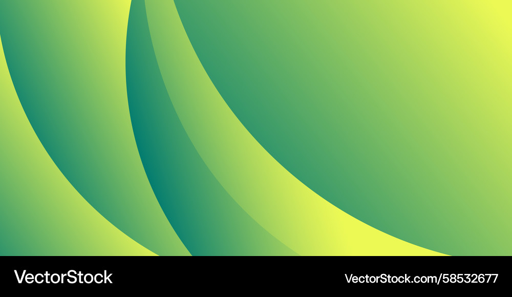 Dynamic Green Gradient Background Vector Image