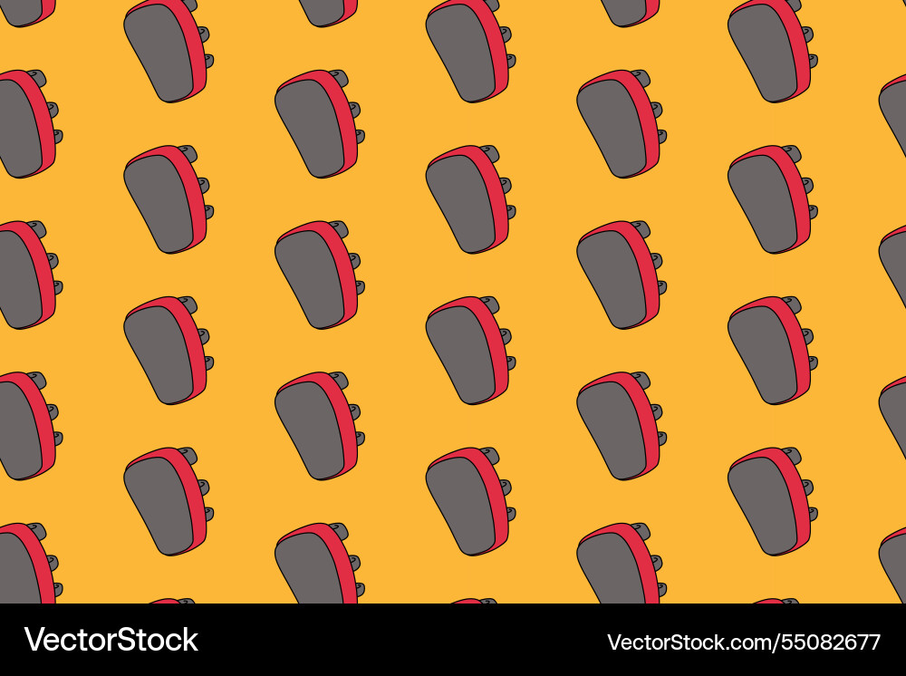 Rectangle punching target pad colorful pattern Vector Image