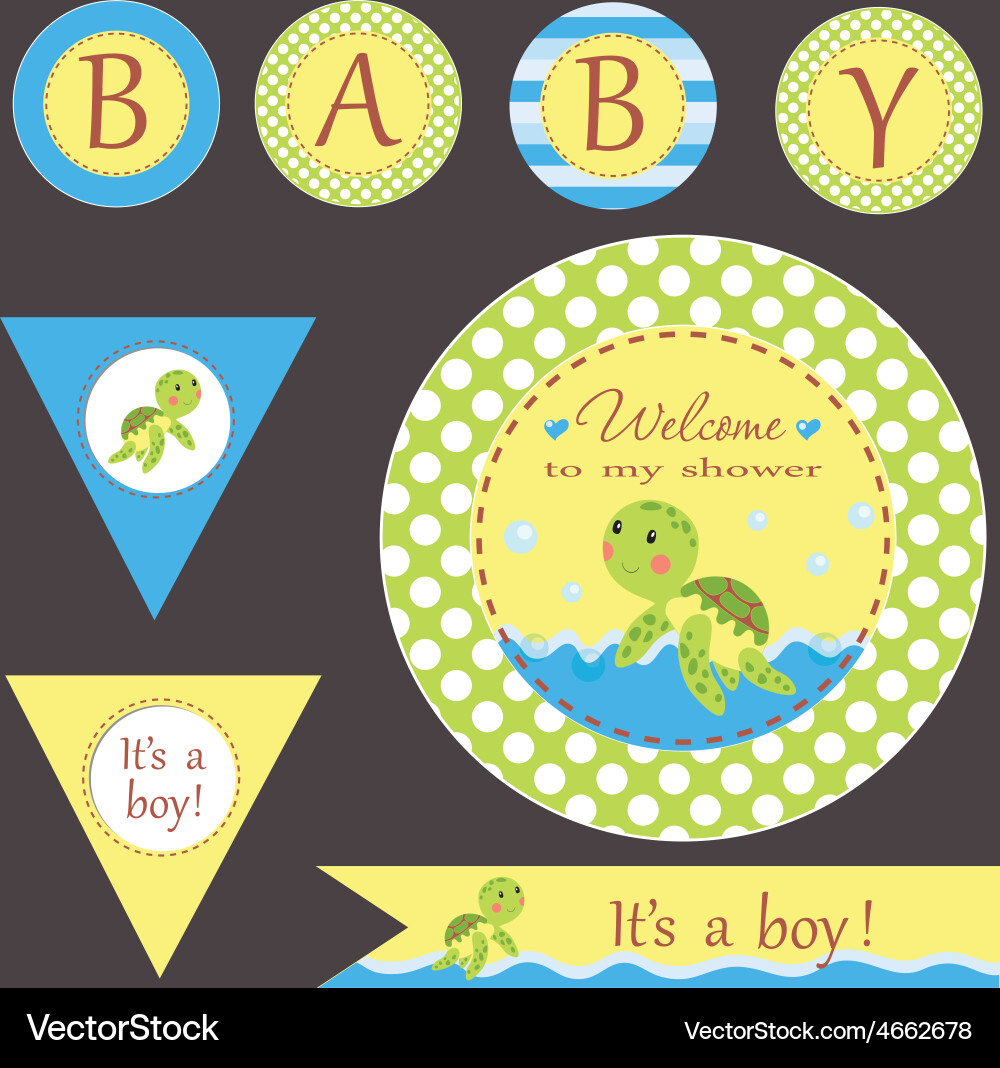 Baby shower Vector Image