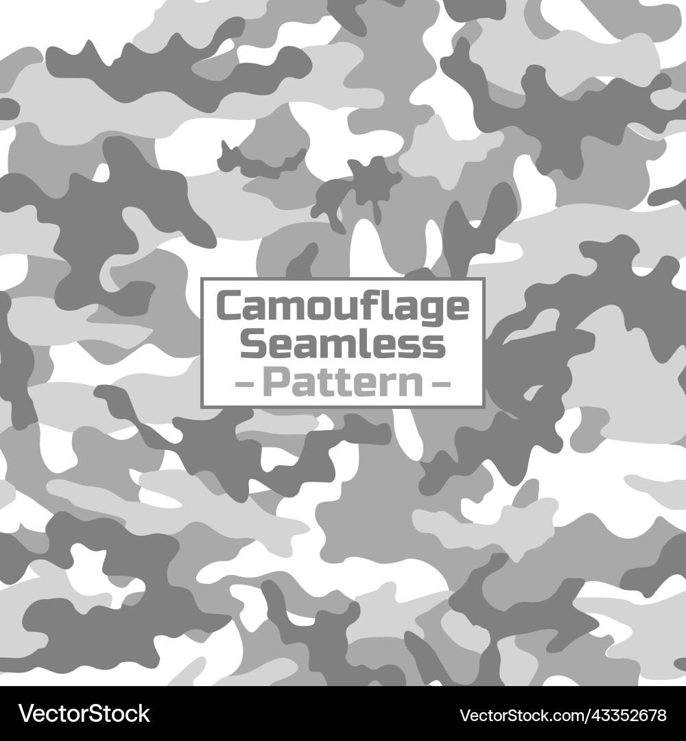 Camouflage seamless pattern Royalty Free Vector Image