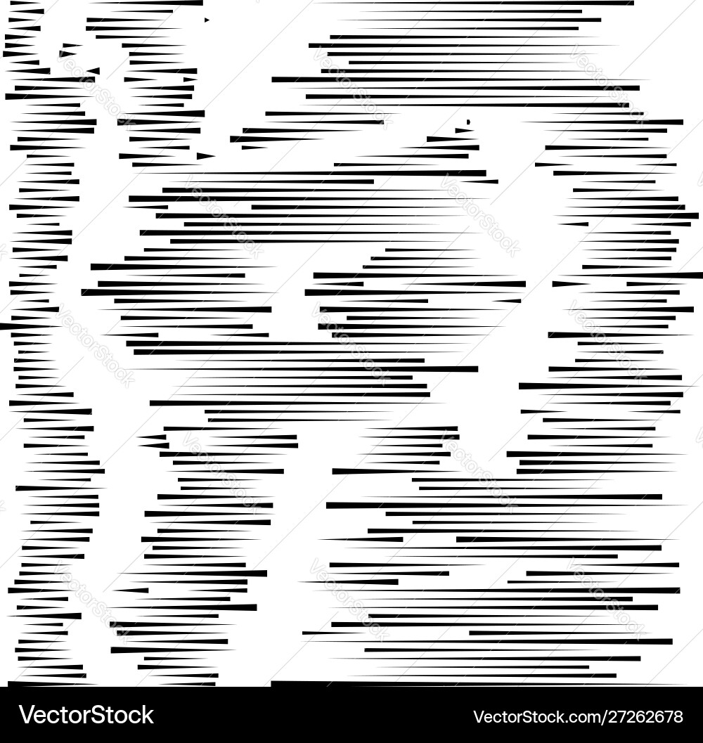 Dashed irregular lines segment horizontal stripes Dashed irregular lines segment horizontal stripes Vector Image