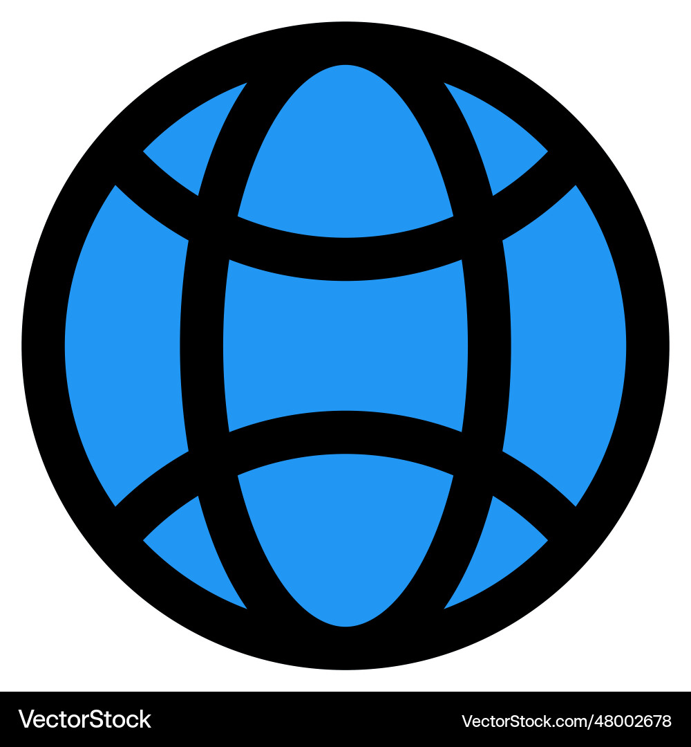 Internet a global networking system Vector Image