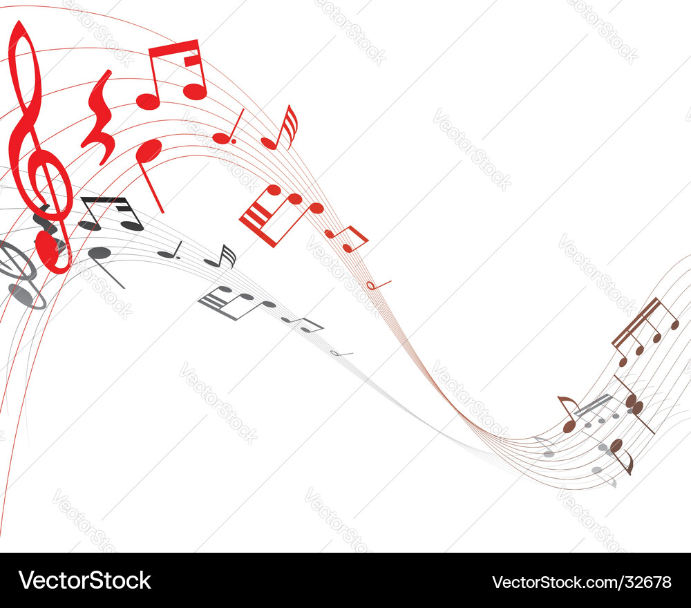 Musical Notation Lines vector image