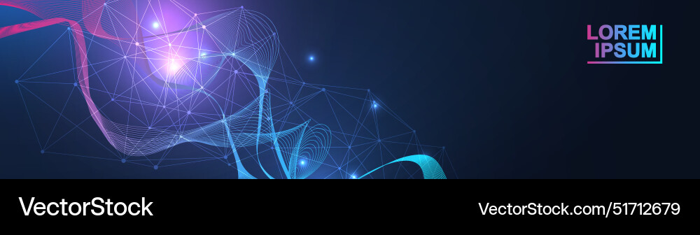 Ai technology abstract background generative Vector Image