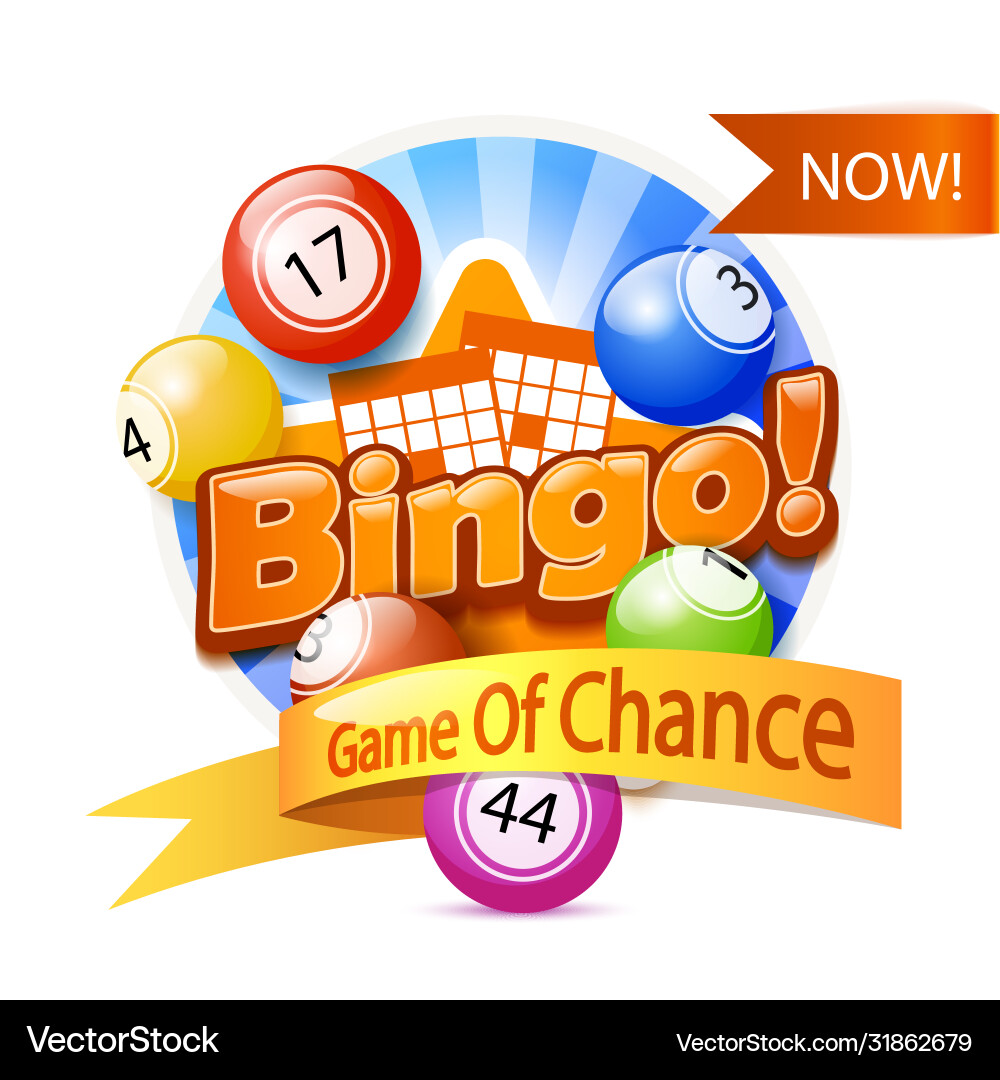 Bingo game logo Bingo game logo vector image