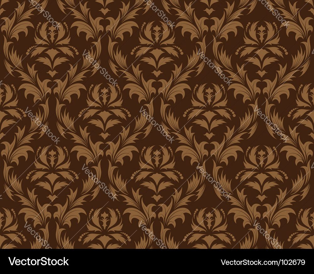 Damask pattern Vector Image