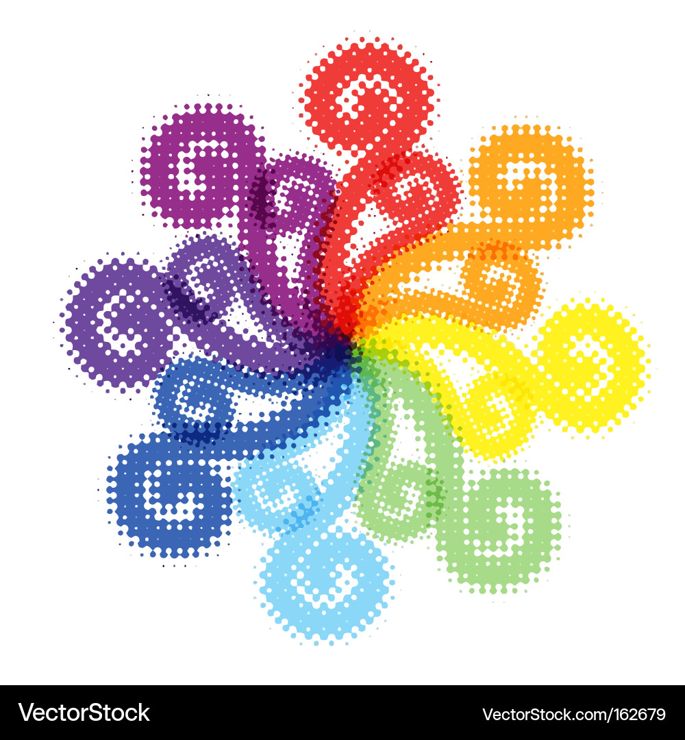 Halftone Pattern vector image