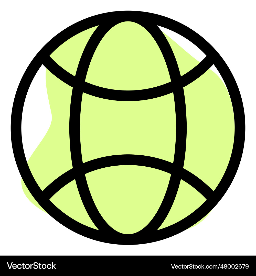 Internet a global networking system vector image