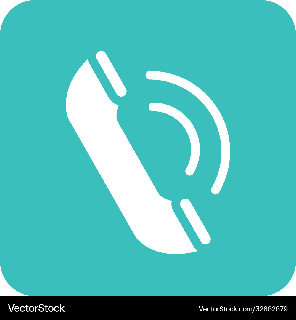 Mobile application telephone call web button menu Vector Image
