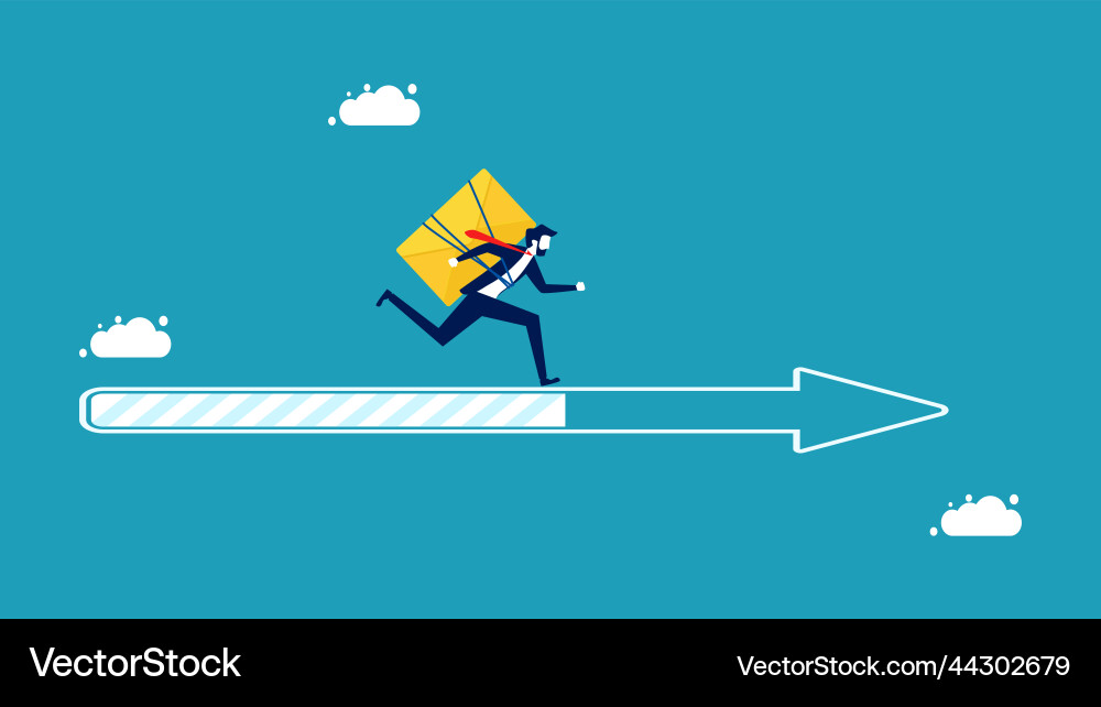 Progress of messaging and communication Progress of messaging and communication Vector Image