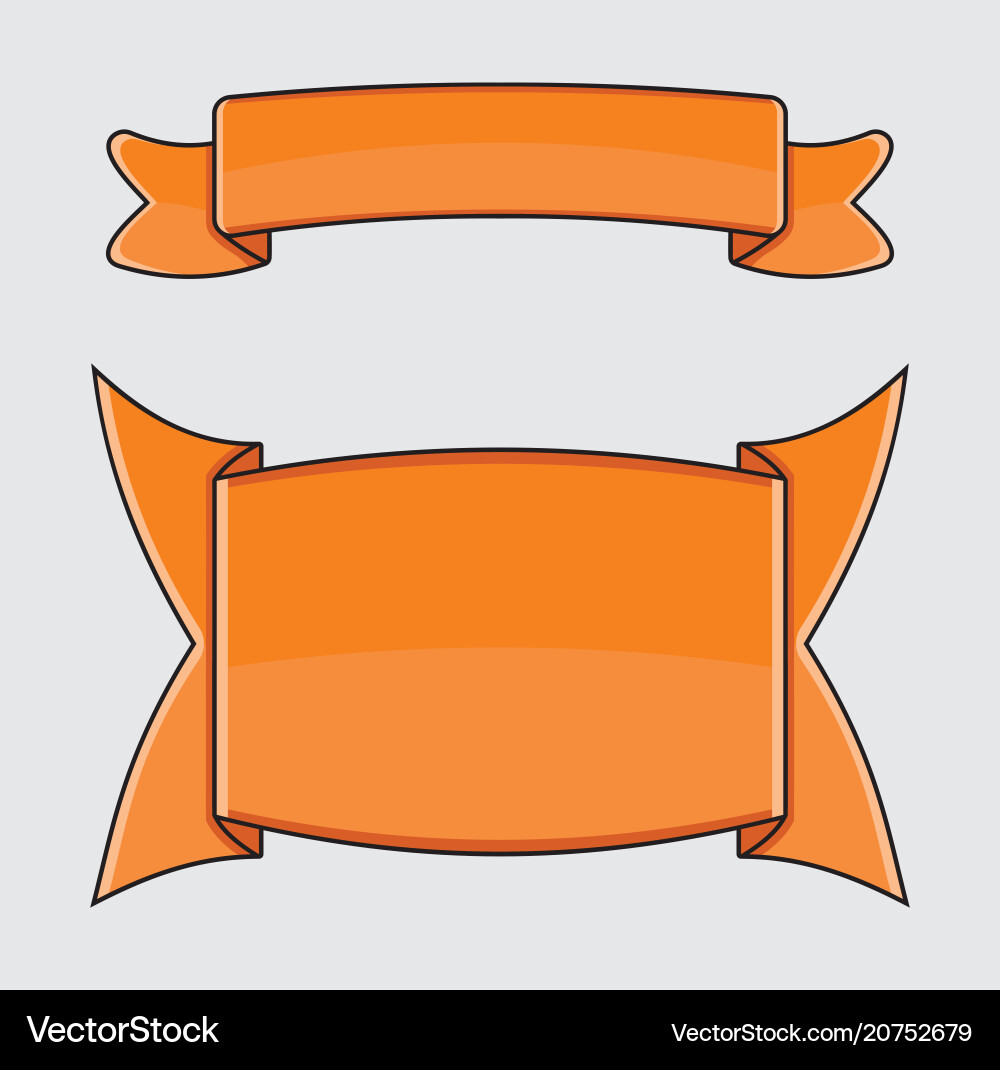 Ribbons Royalty Free Vector Image - VectorStock