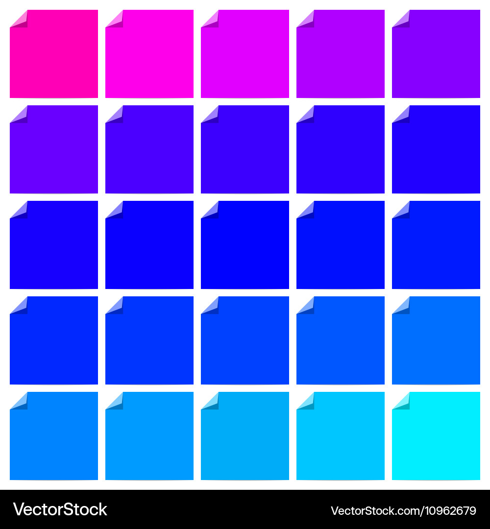 Set of curl flat paper corner Vector Image