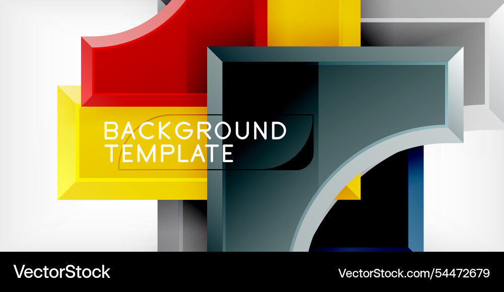 Square arrow shapes with round elements Square arrow shapes with round elements Vector Image