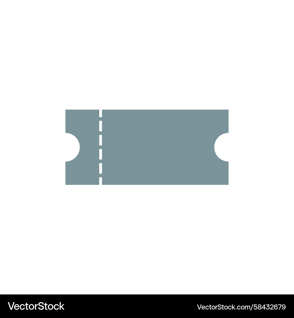 Ticket Icon - Event & Access Vector Image