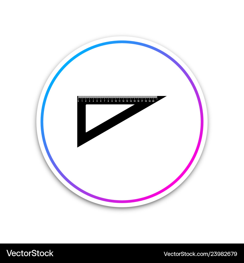 Triangular Herrscher Symbol gerade Triangular Herrscher Symbol gerade vektorbild