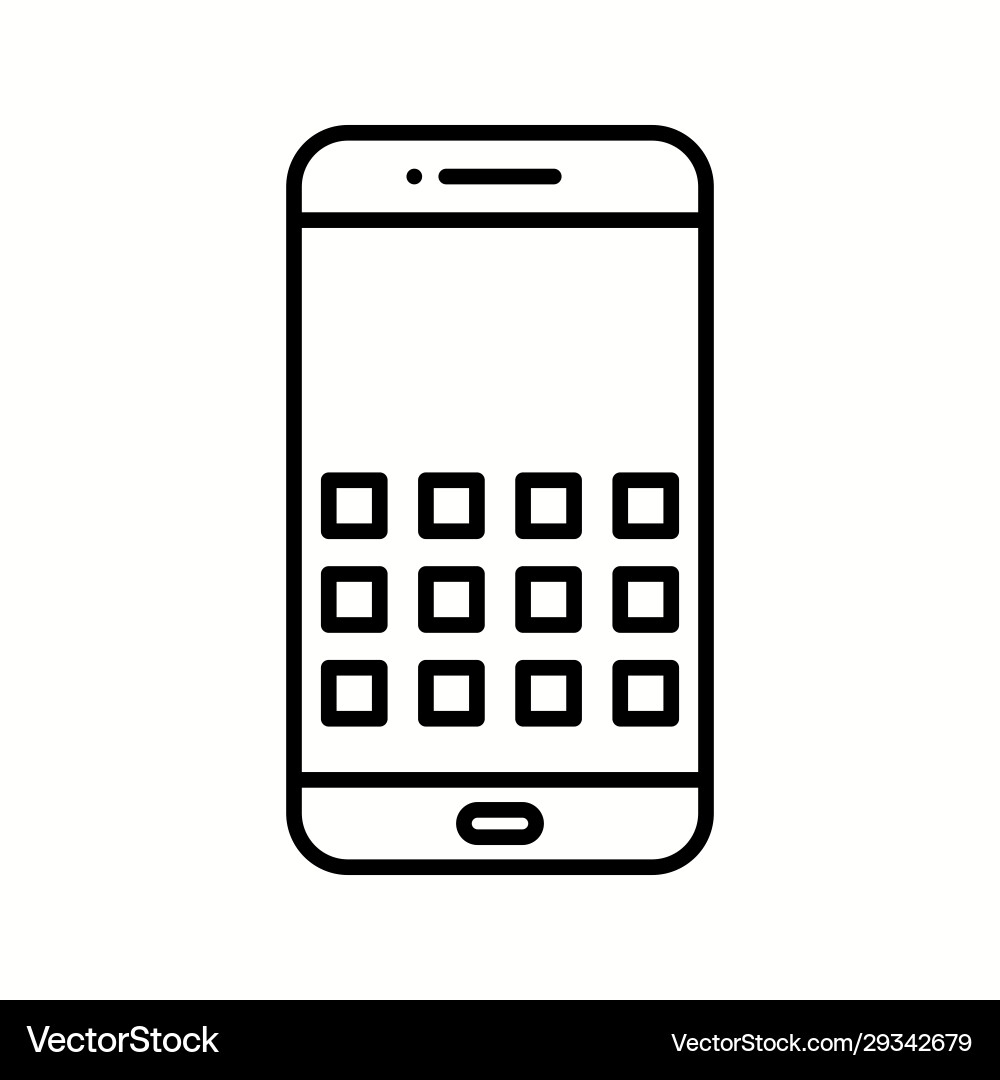 Unique security code line icon Vector Image