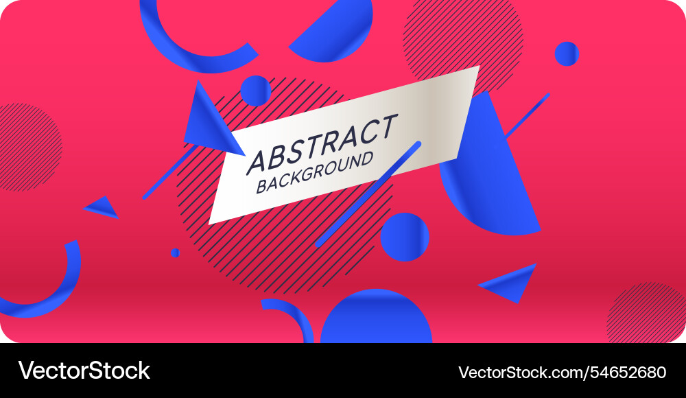 Background with abstract shapes a template Vector Image