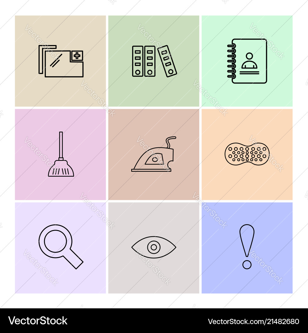 Files file type windows os documents vector image