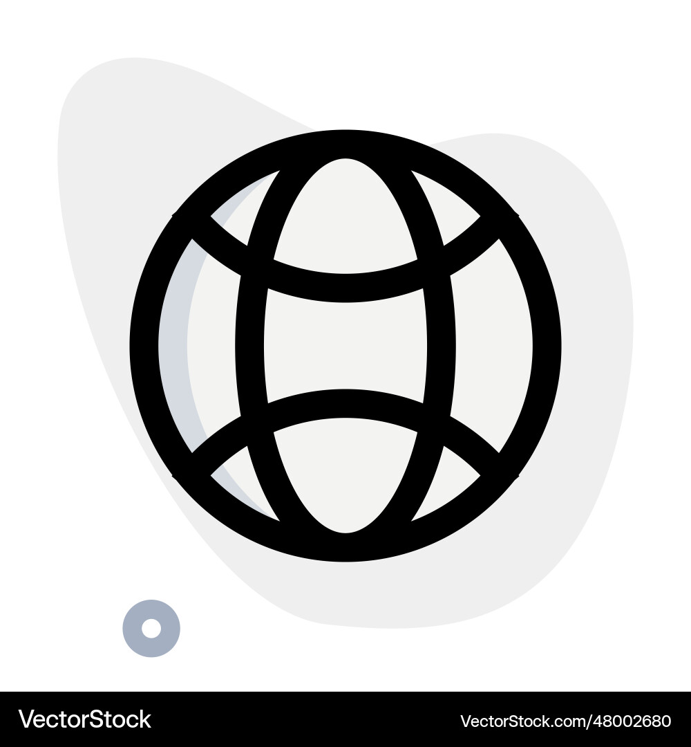 Internet a global networking system Vector Image