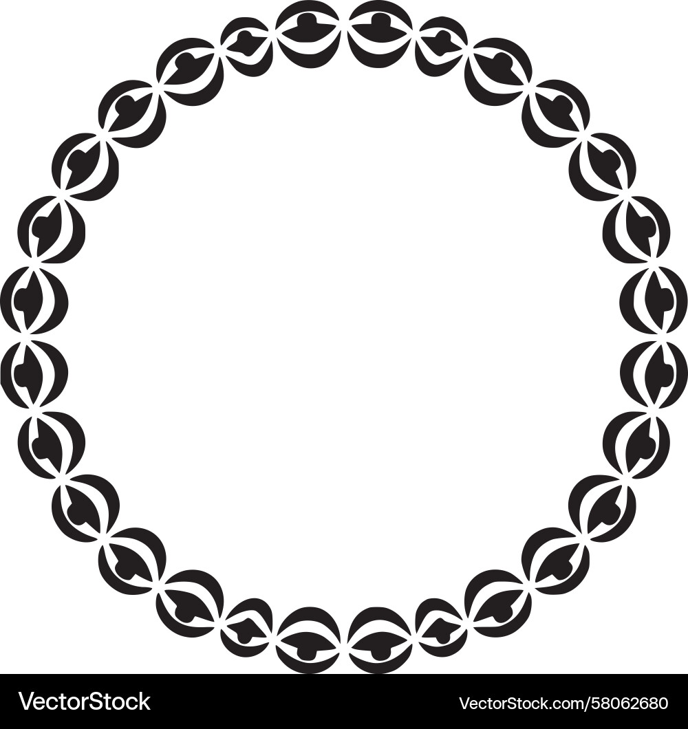 Intricate Circle Pattern Vector Image