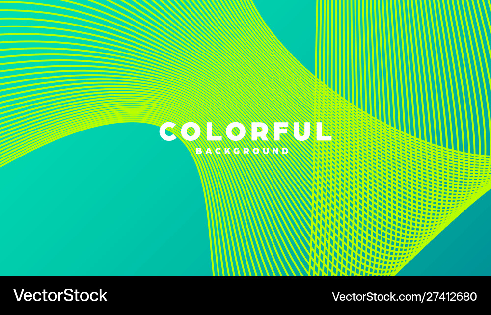 Modern minimal colorful abstract background lines vector image