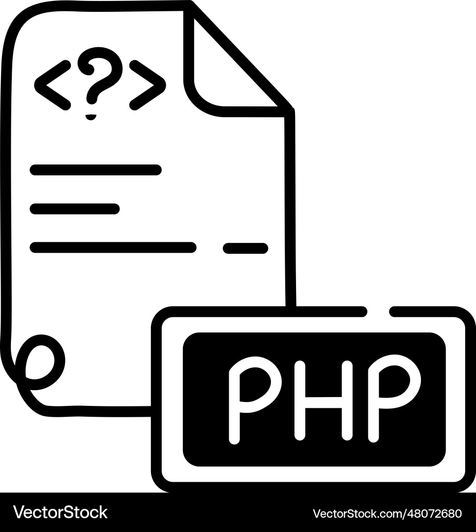 Php file vector image