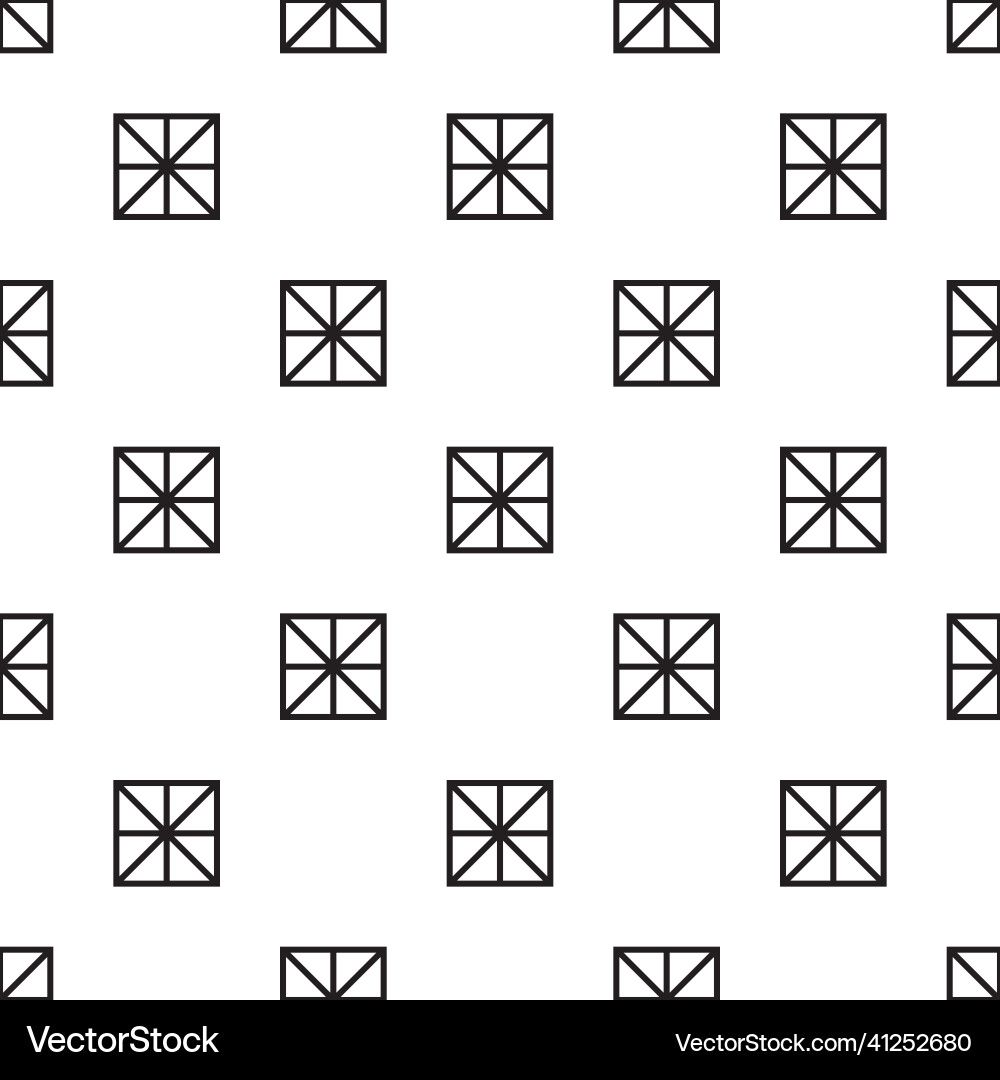 Seamless pattern square geometric shape design Vector Image