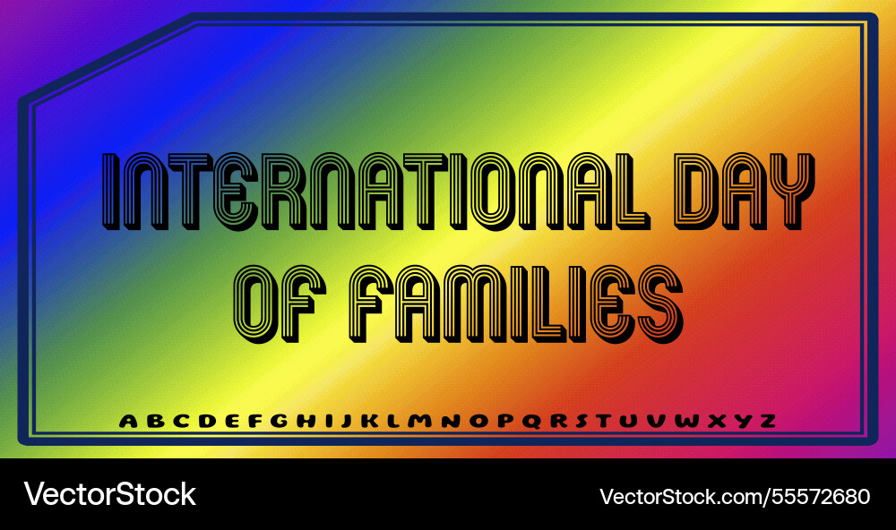 Text effects with editable colors and abstract vector image
