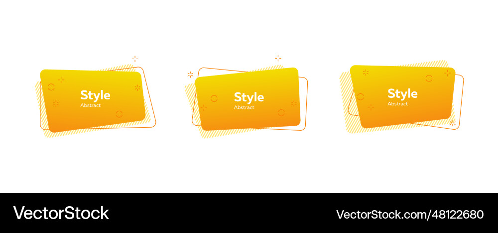 Trendy minimal abstract design elements Trendy minimal abstract design elements vector image