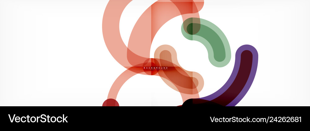 Circular lines design background Vector Image