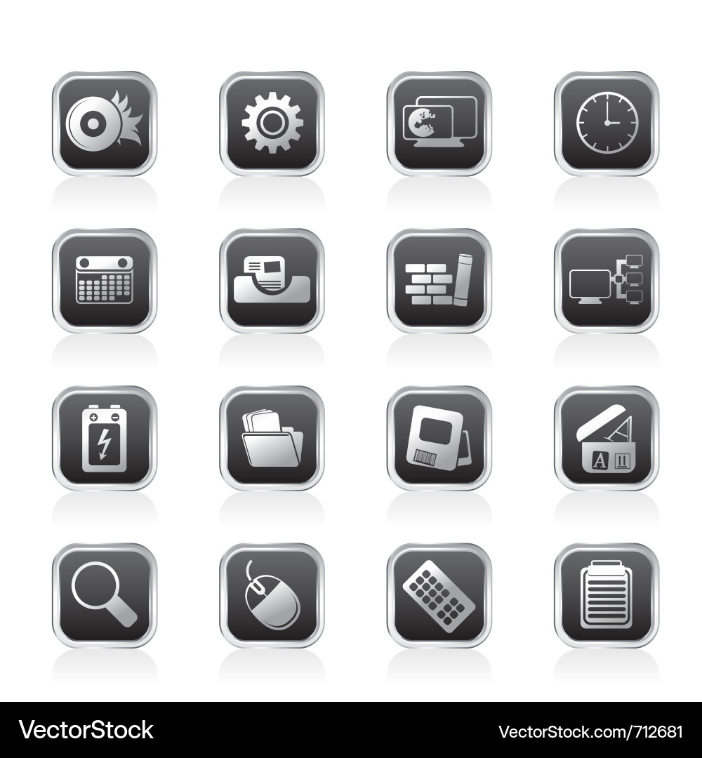 Computer and internet Vector Image