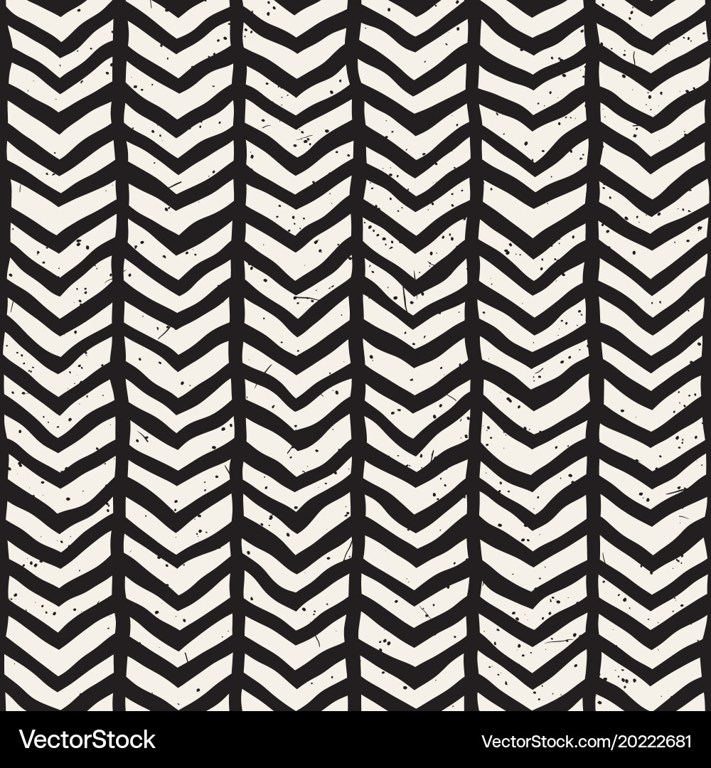 Hand drawn style seamless pattern abstract vector image