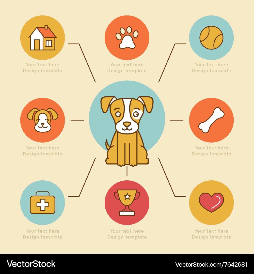 Infographics design elements icons and badges Vector Image