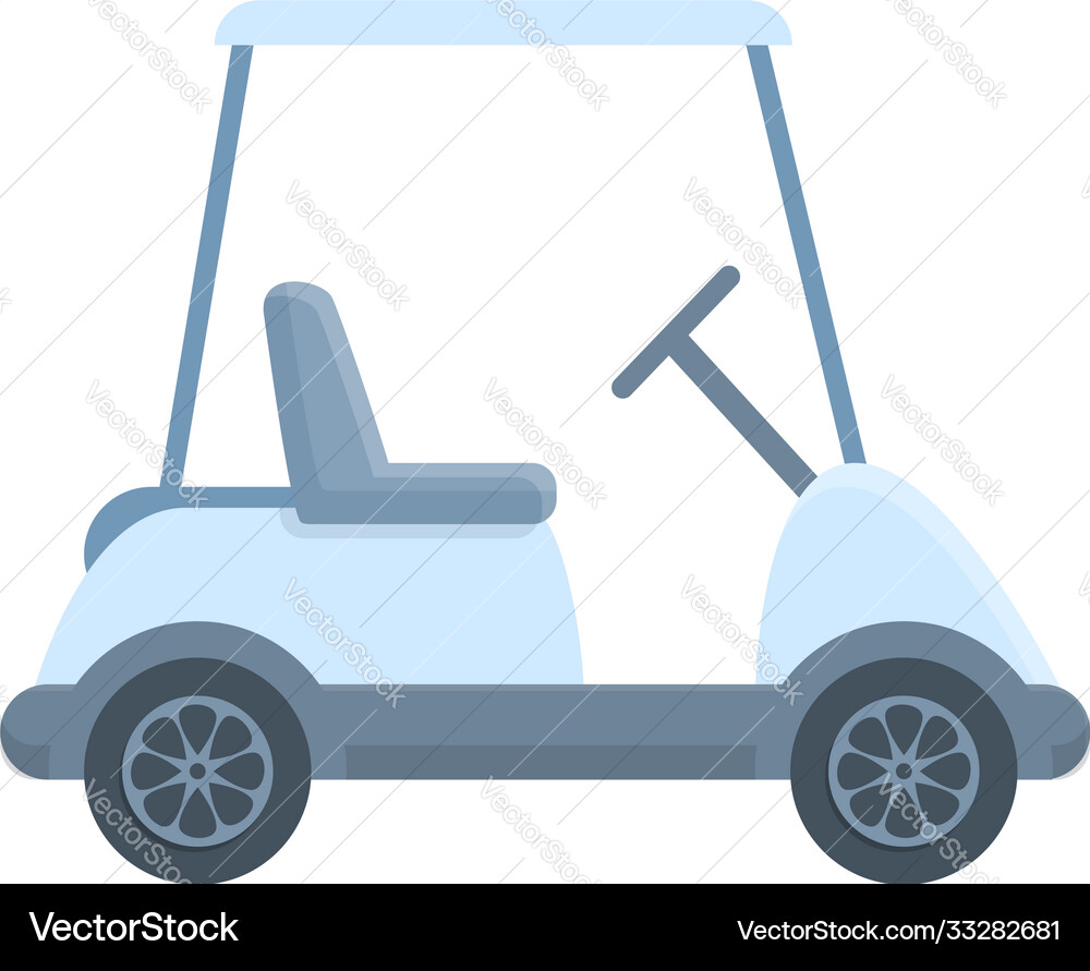 Modern golf cart icon cartoon style Modern golf cart icon cartoon style vector image