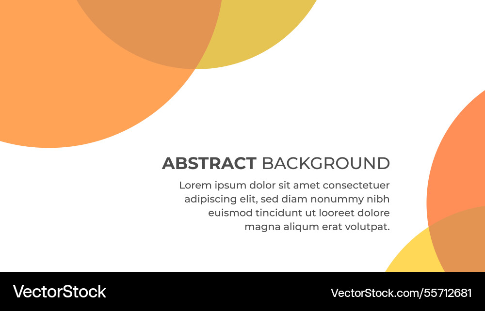 Orange circle pattern design in this background Vector Image