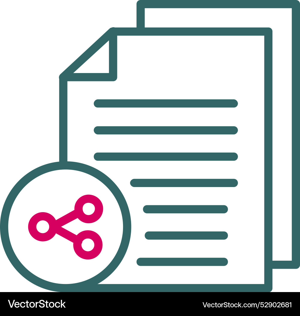 Share file icon design Vector Image